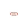Vintage Diamond Double Anniversary Band in Rose Gold