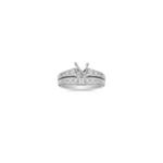 Round Diamond Wedding Set