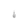 14k White Gold Mother & Child Charm