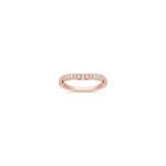 Contour Diamond Anniversary Band in Rose Gold
