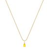 Pear Shaped Yellow Sapphire Pendant (18)