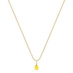 Pear Shaped Yellow Sapphire Pendant (18)