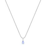 1/4 ct t.w. Pear Shaped Ice Blue Sapphire Pendant (18)