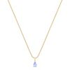 1/4 ct t.w. Pear Shaped Ice Blue Sapphire Pendant (18)