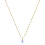 1/4 ct t.w. Pear Shaped Ice Blue Sapphire Pendant (18)