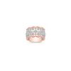 1/3 ct t.w. Round Diamond Ring in 14k White and Rose Gold