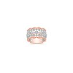 1/3 ct t.w. Round Diamond Ring in 14k White and Rose Gold