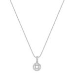 Halo Diamond Pendant (18 in.)