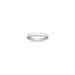 14k White Gold Wedding Band