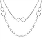 Sterling Silver Infinity Necklace (24)