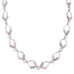 Sterling Silver Rose Beaded Necklace (22)
