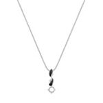 14k White Gold Pendant (18 in.)