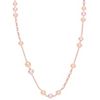 8mm Multi-Colored Cultured Pearl and Sterling Silver Necklace (36)