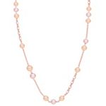 8mm Multi-Colored Cultured Pearl and Sterling Silver Necklace (36 in.)