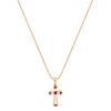 Round Ruby Cross Pendant (18)