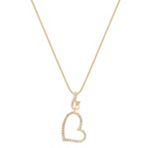 Round Diamond Heart Pendant (18)