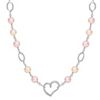 8mm Multi-Colored Cultured Freshwater Pearl and Sterling Silver Necklace (18)