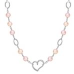 8mm Multi-Colored Cultured Freshwater Pearl and Sterling Silver Necklace (18)