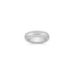 Diamond Wedding Band with Pave Setting