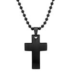 Stainless Steel Cross Necklace (24 in.)