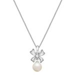 9mm Cultured Freshwater Pearl Pendant in Sterling Silver