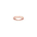 Diamond Rose Gold Wedding Band with Pave Setting for Her