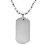 Stainless Steel Dog Tag Necklace (24 in.)