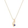 Round Sapphire Pendant (18)