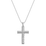 Sterling Silver Cross Necklace (20)