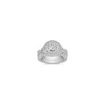 Halo Vintage Diamond Engagement Ring