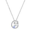 Ice Blue Sapphire and Sterling Silver Pendant (18)
