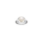 8mm Cultured Freshwater Pearl and Sterling Silver Ring