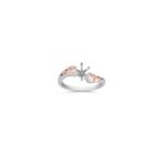 14k White and Rose Gold Ring