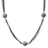 9mm Cultured Tahitian Pearl and Sterling Silver Necklace (18)