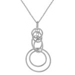 Sterling Silver Circle Pendant (18 in.)