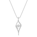 Tear-Drop Diamond Pendant (18 in.)
