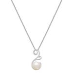 8.5mm Cultured Freshwater Pearl Pendant in Sterling Silver (18 in.)