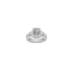 Three-Stone Vintage Pear- Shaped Diamond Wedding Set