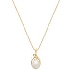 8.5mm Cultured Freshwater Pearl Pendant (18 in.)