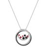 Round Ruby and Black Sapphire Pendant (18)