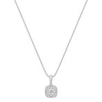 Princess Cut Diamond Pendant (18)