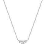 Three-Stone Diamond Necklace (18 in.)