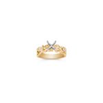 Vintage Diamond Engagement Ring with Pave Setting