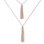 Sterling Silver Y-Shaped Necklace (32 in.)