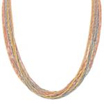 Colored Sterling Silver Chain Necklace (18 in.)