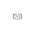 10mm Cultured Freshwater Pearl and Sterling Silver Ring