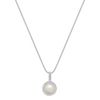 6.5mm Cultured Freshwater Pearl and Round Diamond Pendant (18)