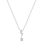 14k White Gold Pendant (18 in.)