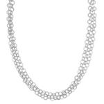 Sterling Silver Circle Necklace (18 in.)