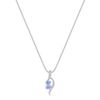 Oval Ice Blue Sapphire and Round Diamond Pendant (18)